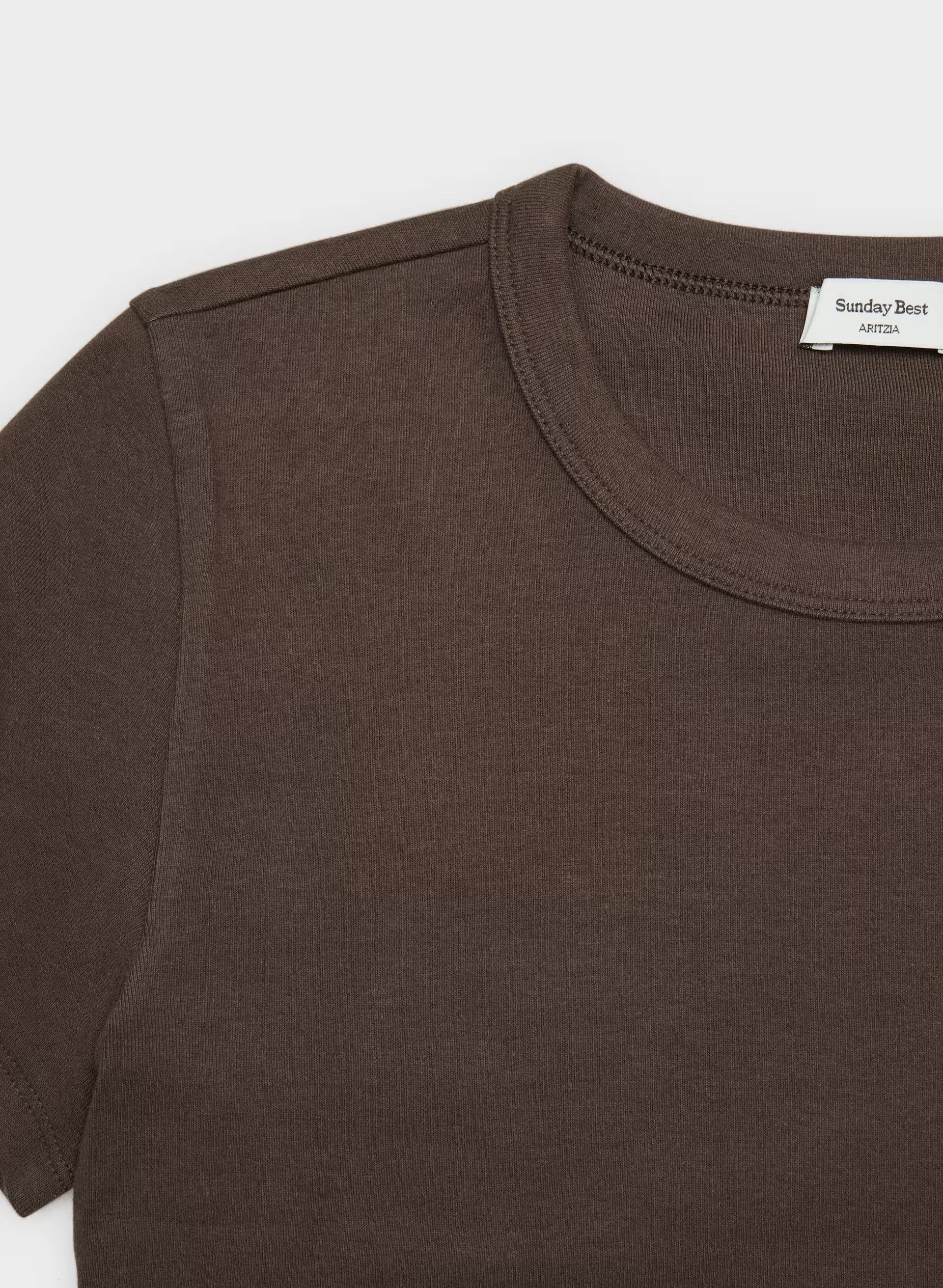 Little Ripple T-Shirt - RICH MOCHA BROWN