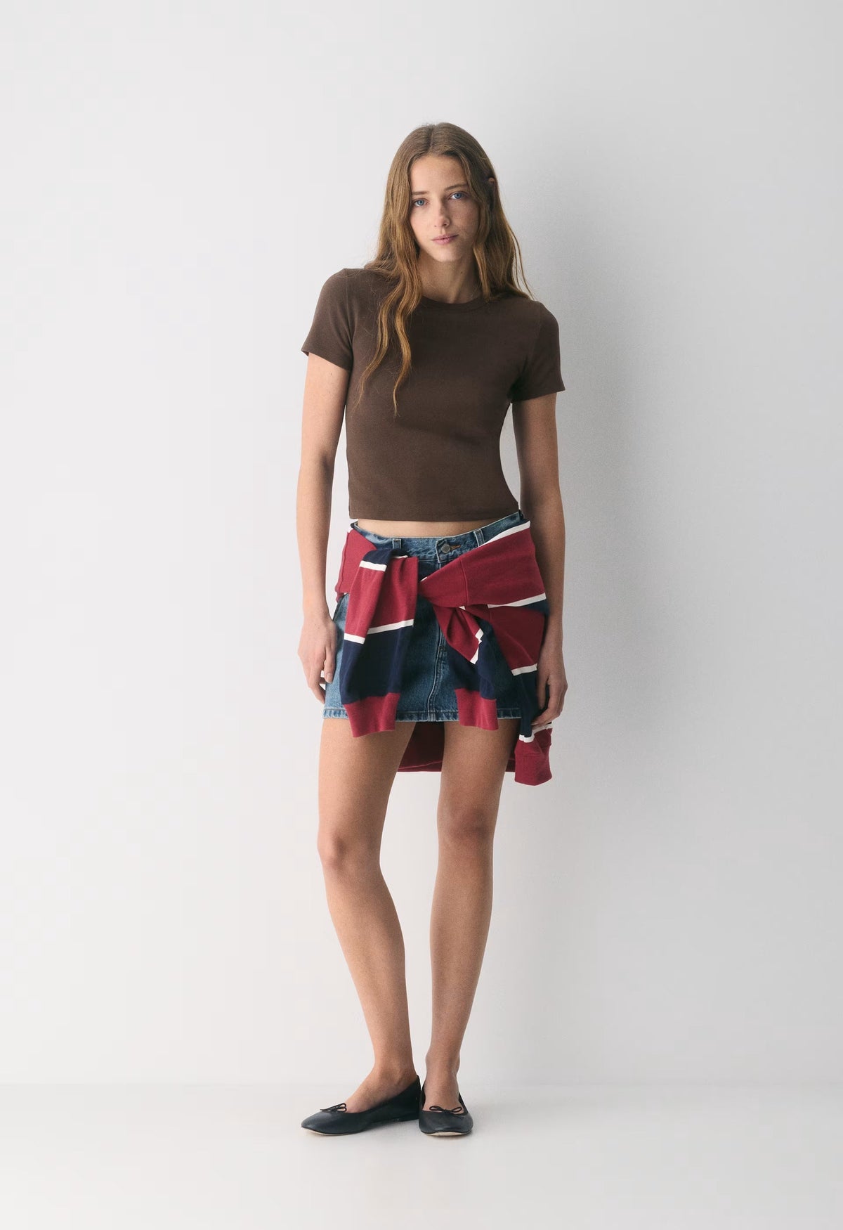 Little Ripple T-Shirt - RICH MOCHA BROWN