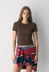 Little Ripple T-Shirt - RICH MOCHA BROWN