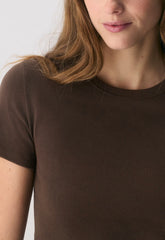 Little Ripple T-Shirt - RICH MOCHA BROWN