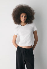 Little Ripple T-Shirt - HEATHER CLOUD WHITE