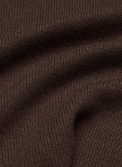 HomeStretch™ Rib Tune Waist T-Shirt - RICH MOCHA BROWN