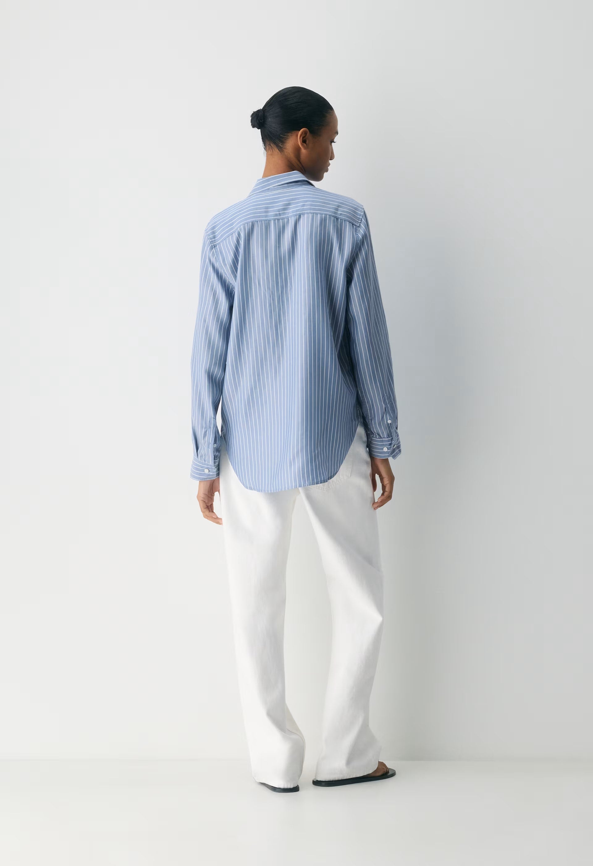 Utility Shirt - MTCHL STRP FR BLU/WT