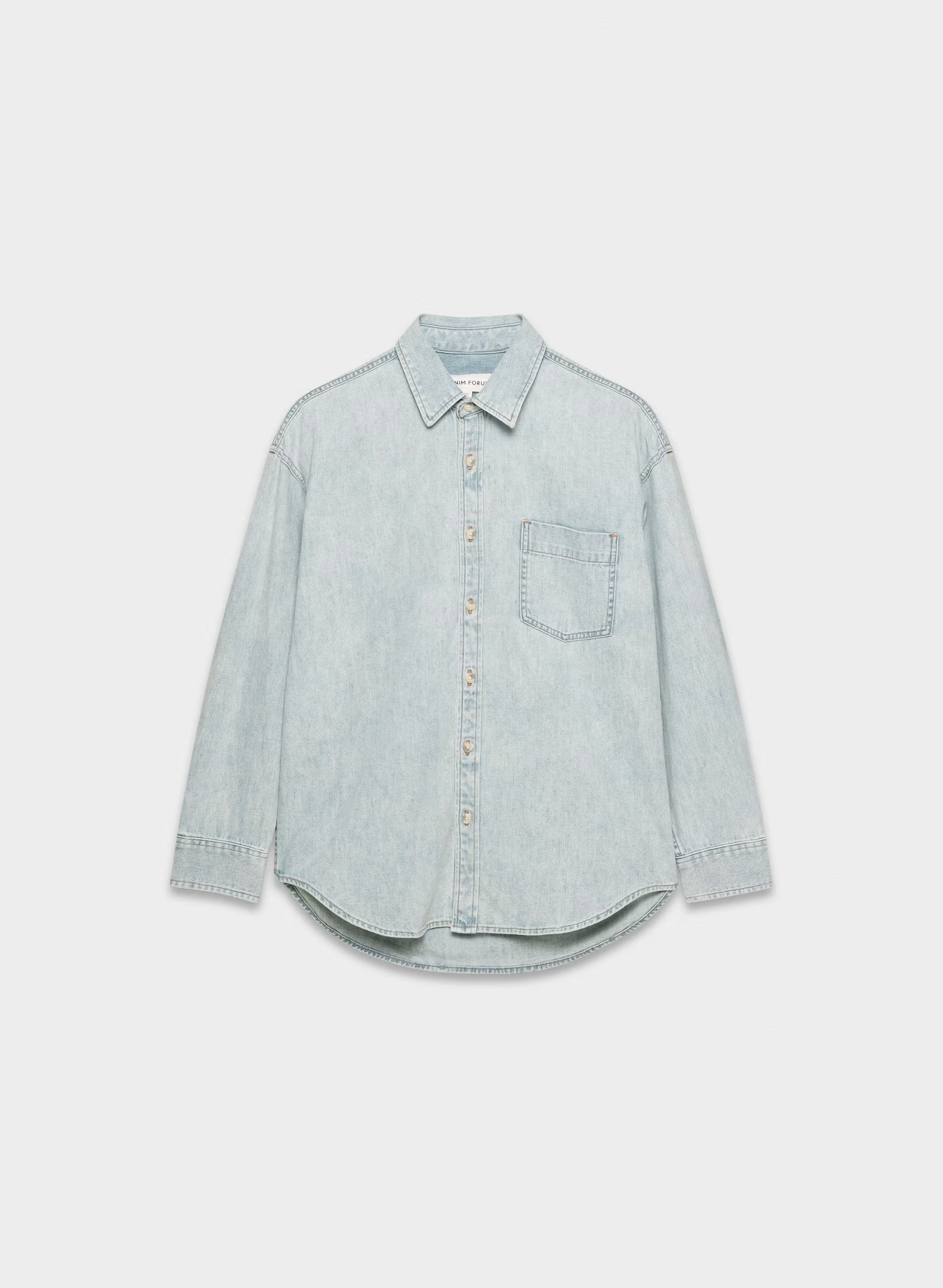 Denim Forum The '80s Comfy Denim Shirt - 15 YRS BRL THR BLEU