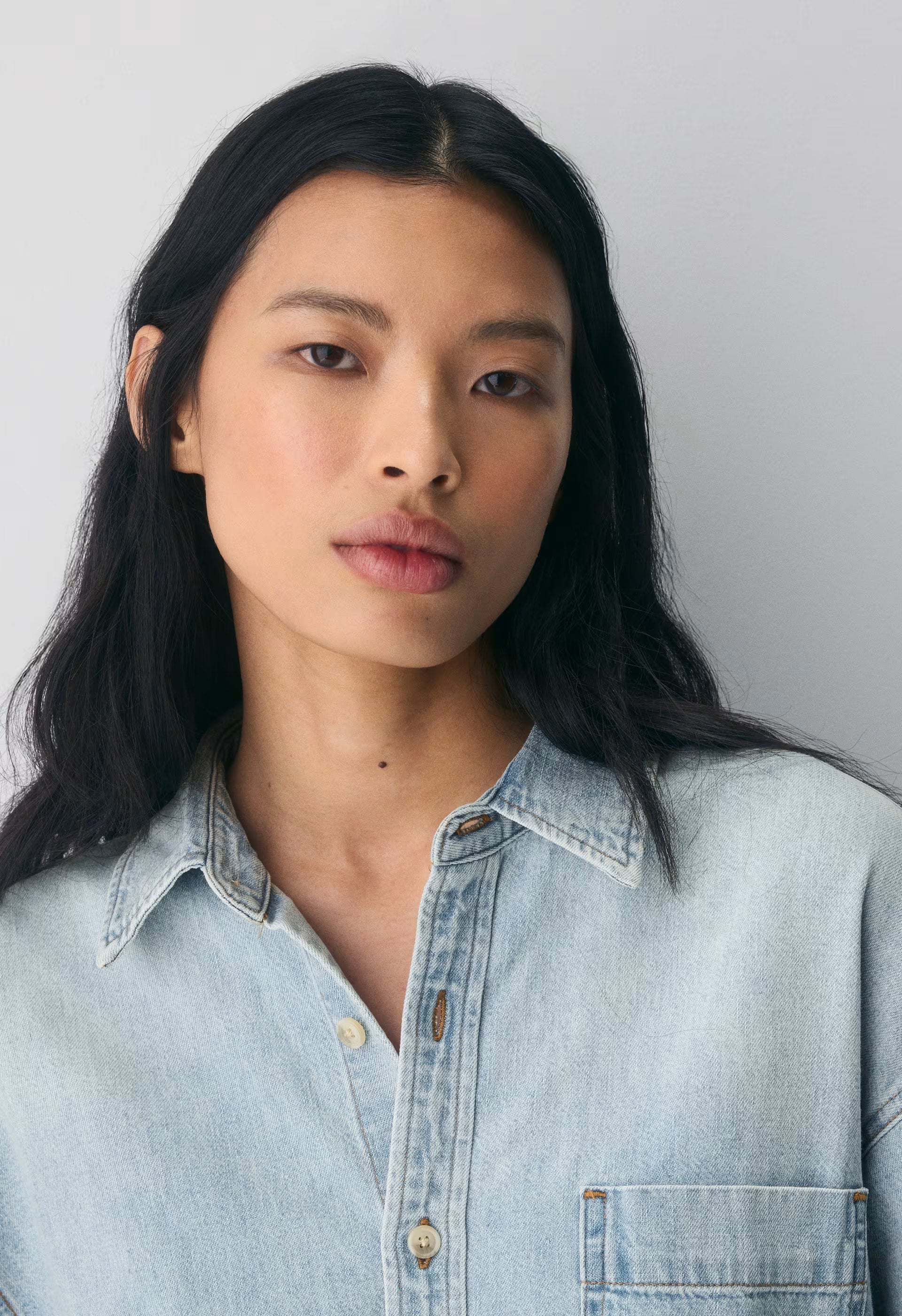 Denim Forum The '80s Comfy Denim Shirt - 15 YRS BRL THR BLEU