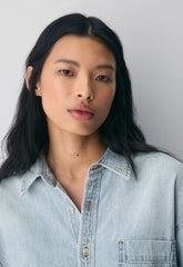 Denim Forum The '80s Comfy Denim Shirt - 15 YRS BRL THR BLEU
