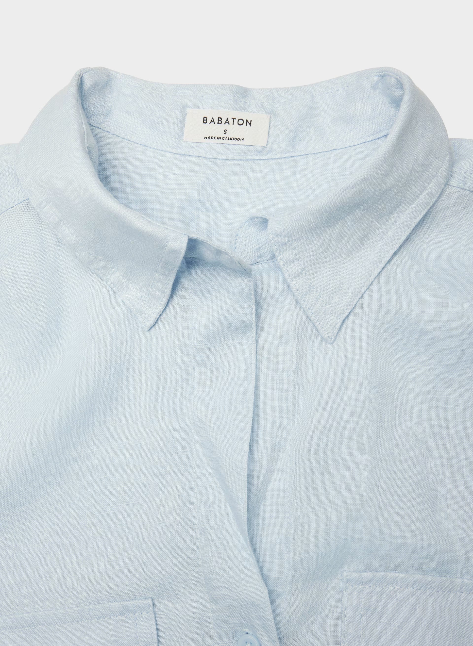 Utility Linen Shirt - MIDDAY BLUE