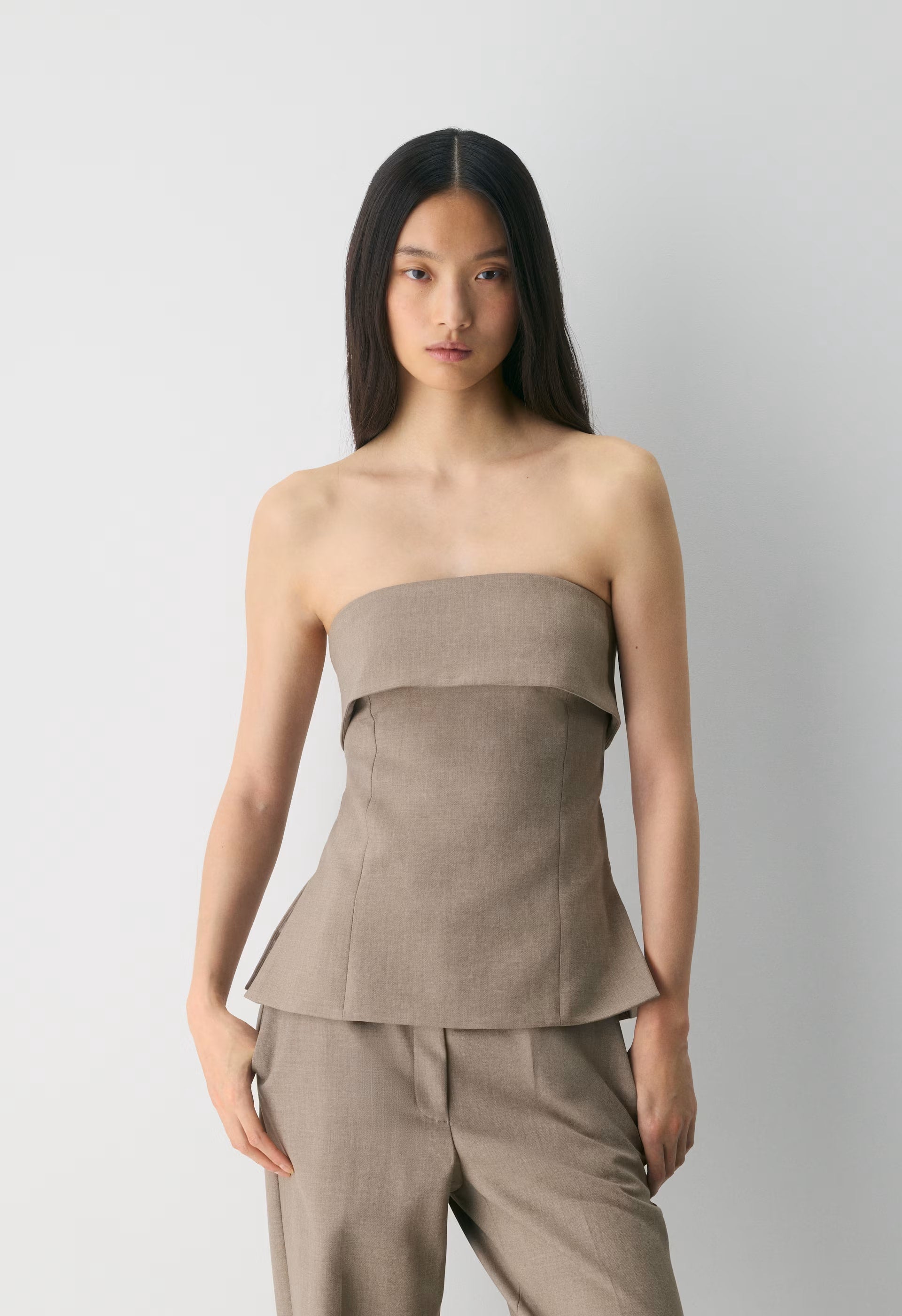 Element Tube Top - Eversential™ - HEATHER NOMAD TAUPE