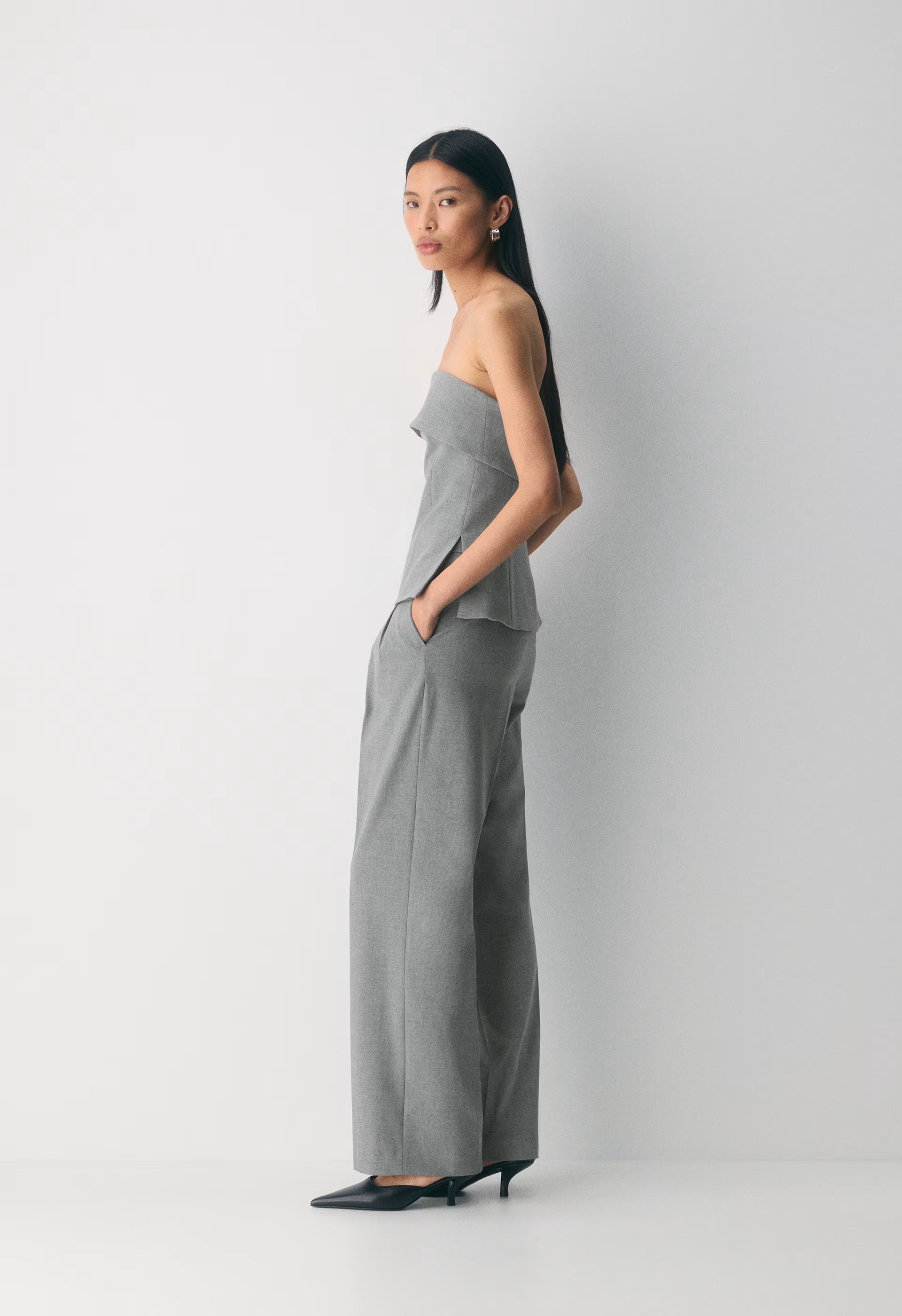 Element Tube Top - Eversential™ - HEATHER DARK GREY