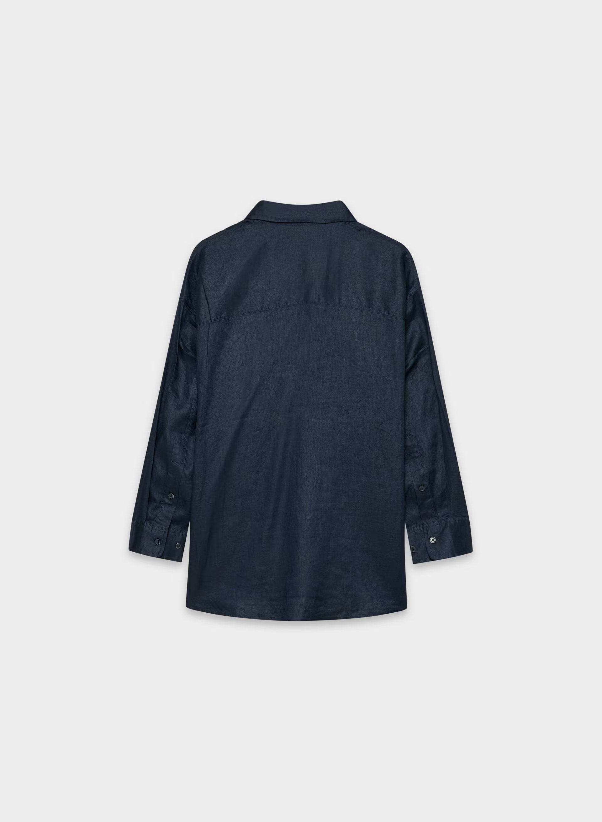 Reminisce Relaxed Linen Shirt - ADMIRAL