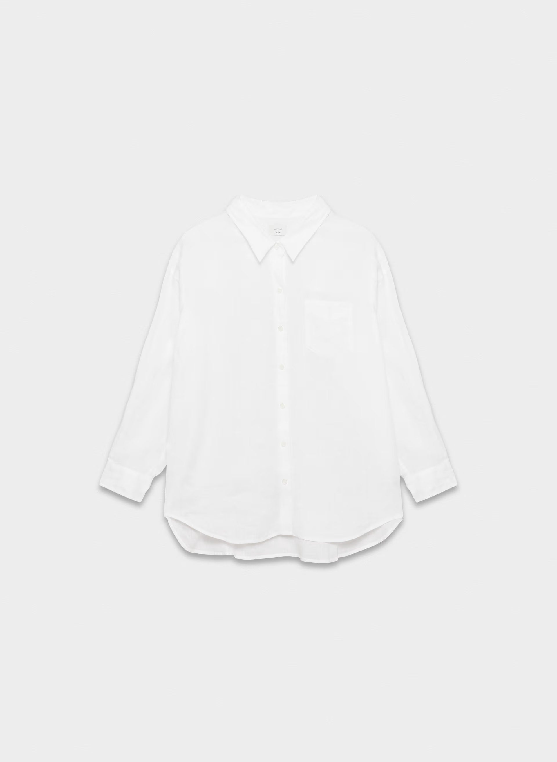 Reminisce Relaxed Linen Shirt - WHITE