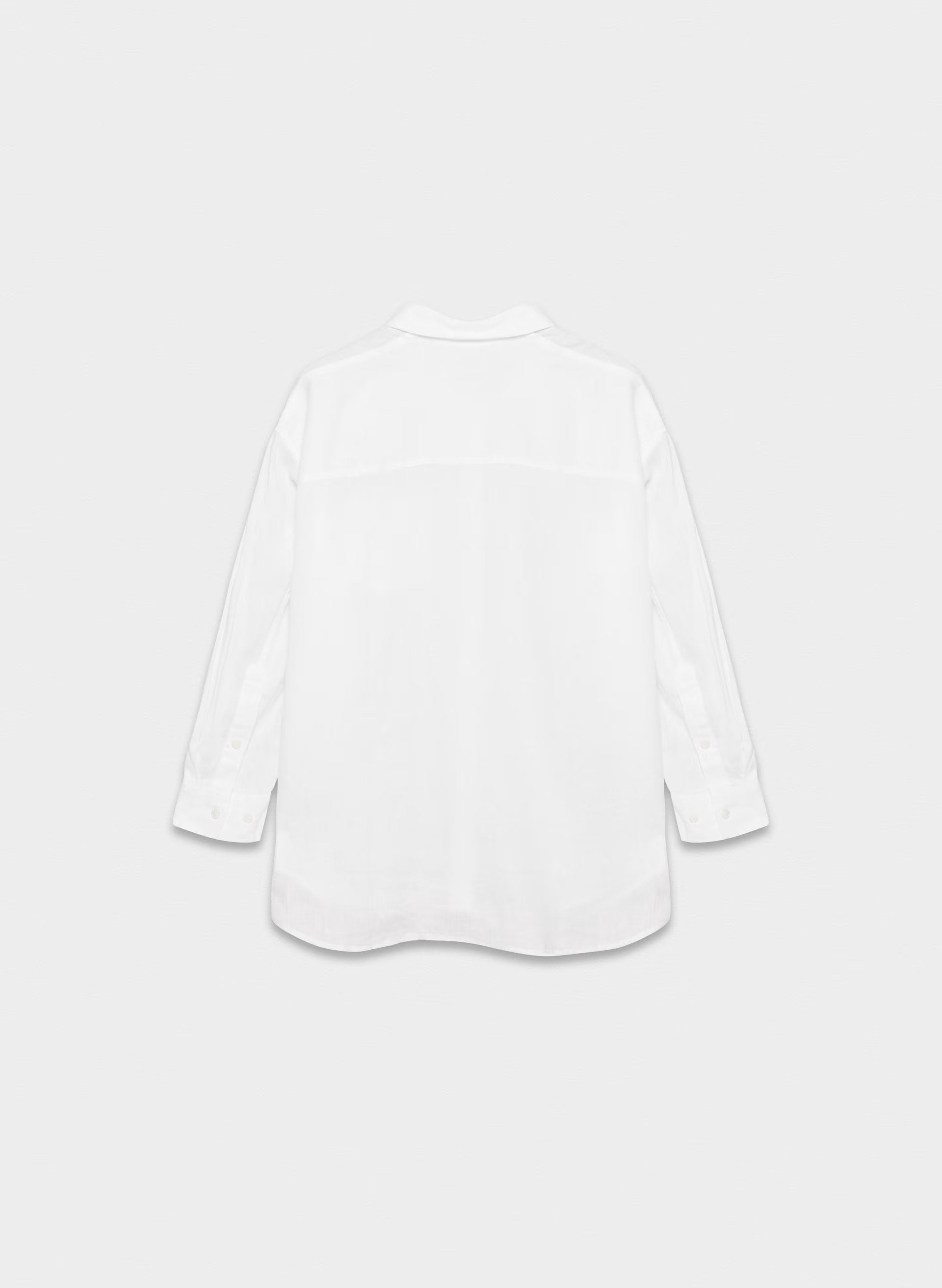 Reminisce Relaxed Linen Shirt - WHITE