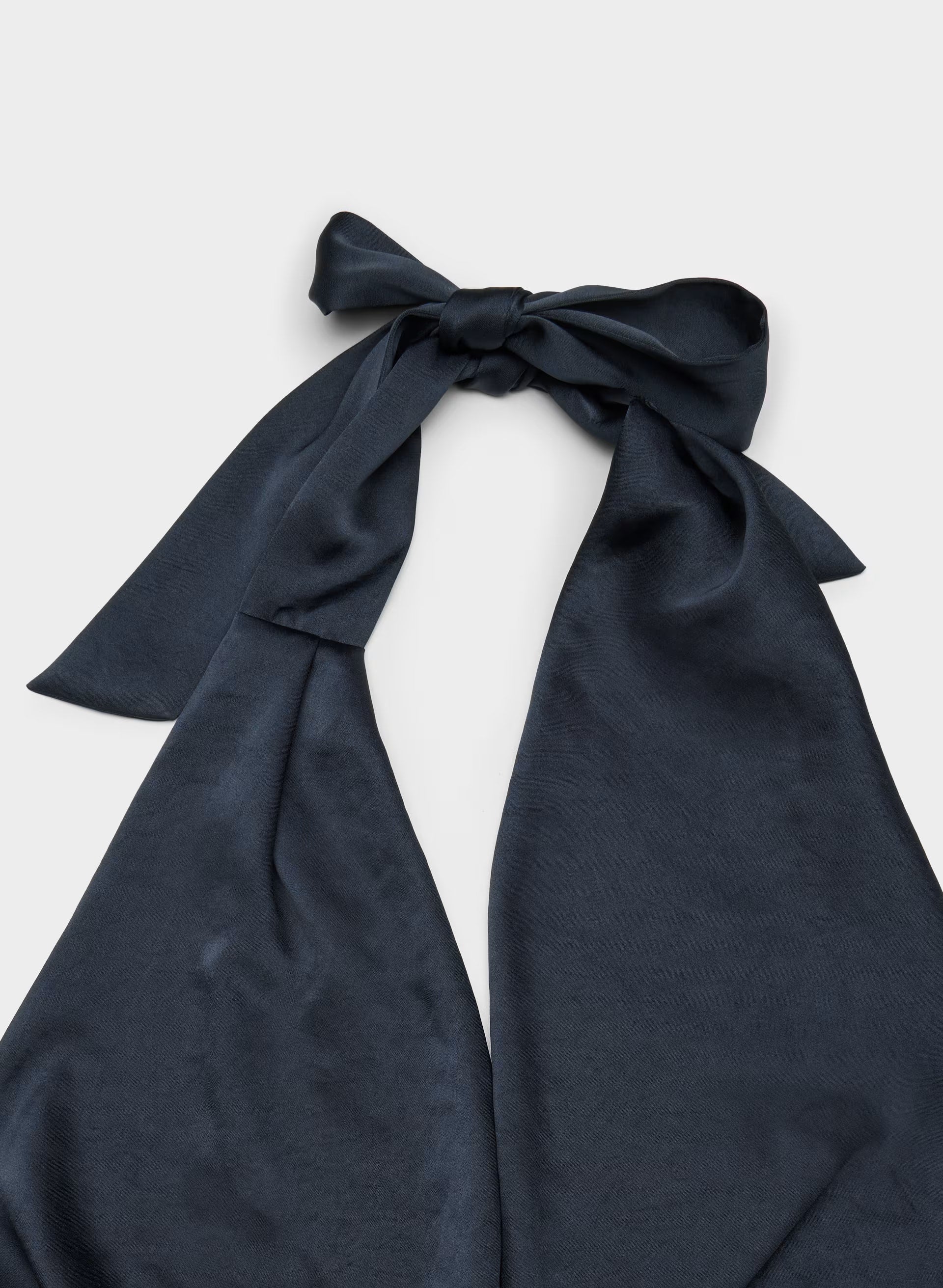 Martini Satin Halter Top - ADMIRAL