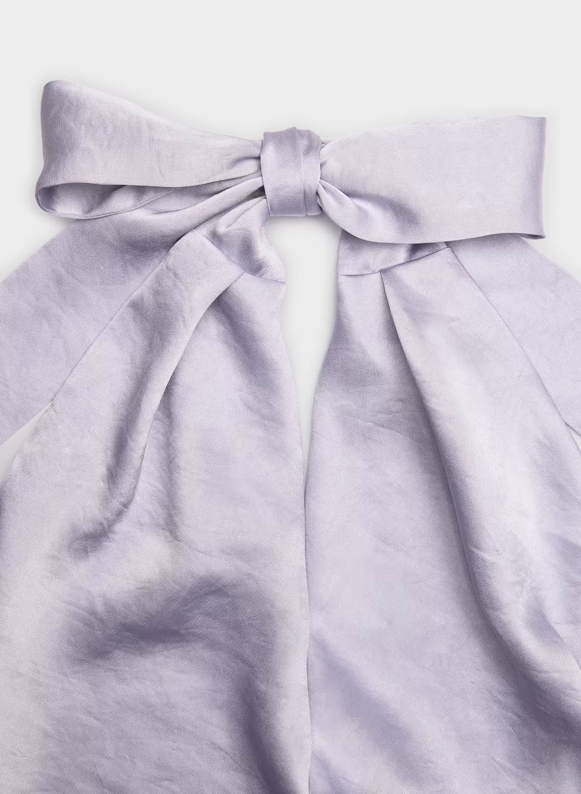 Martini Satin Halter Top - WILDFLOWER LILAC