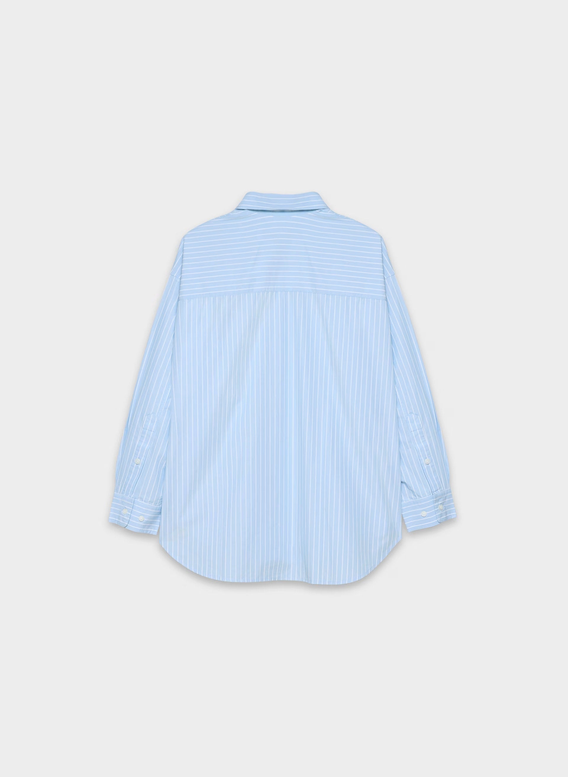Reminisce Relaxed Poplin Shirt - MTCHLL STRP CF B/B WH