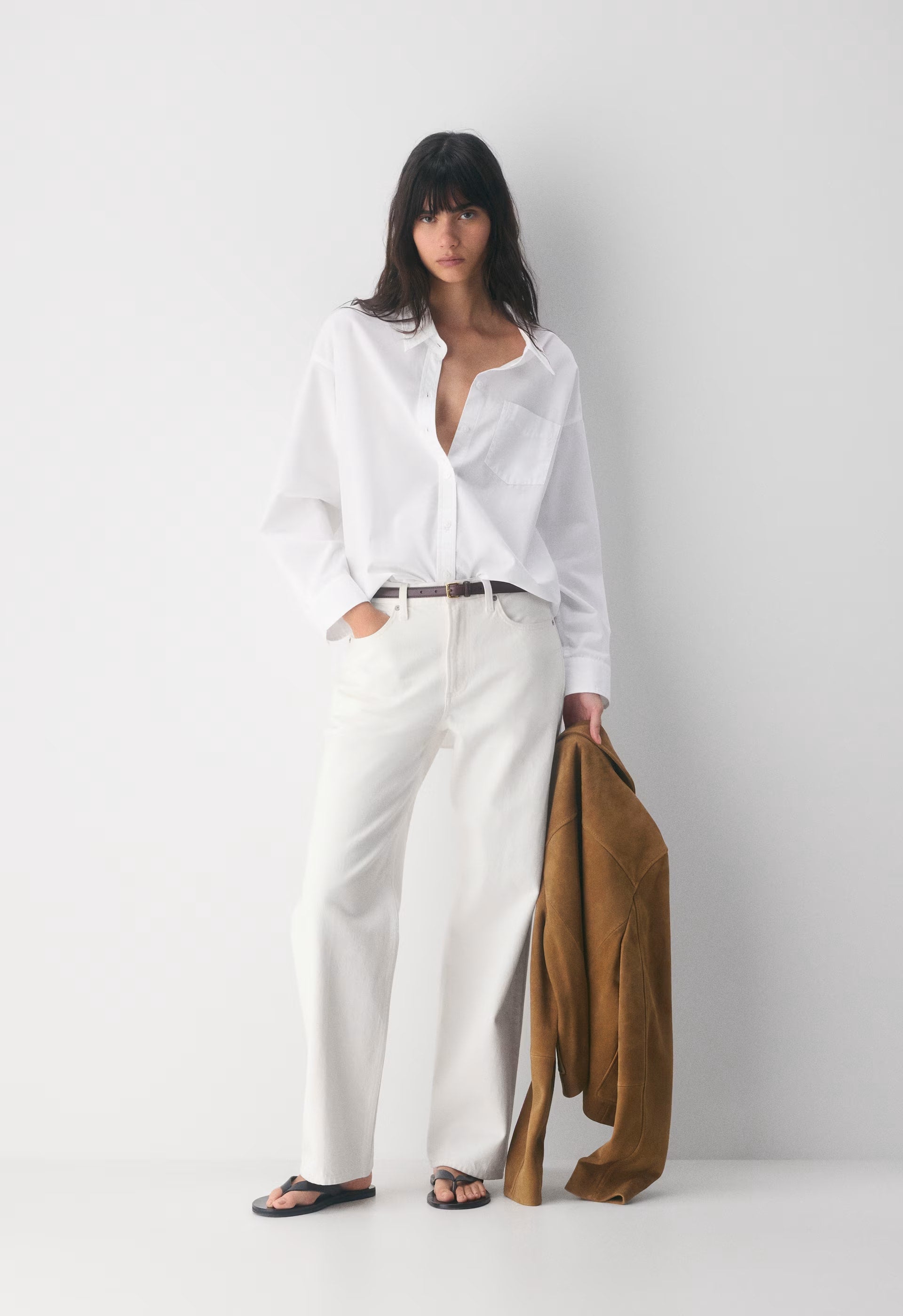 Reminisce Relaxed Poplin Shirt - WNSTN STRPE D BL/B WH