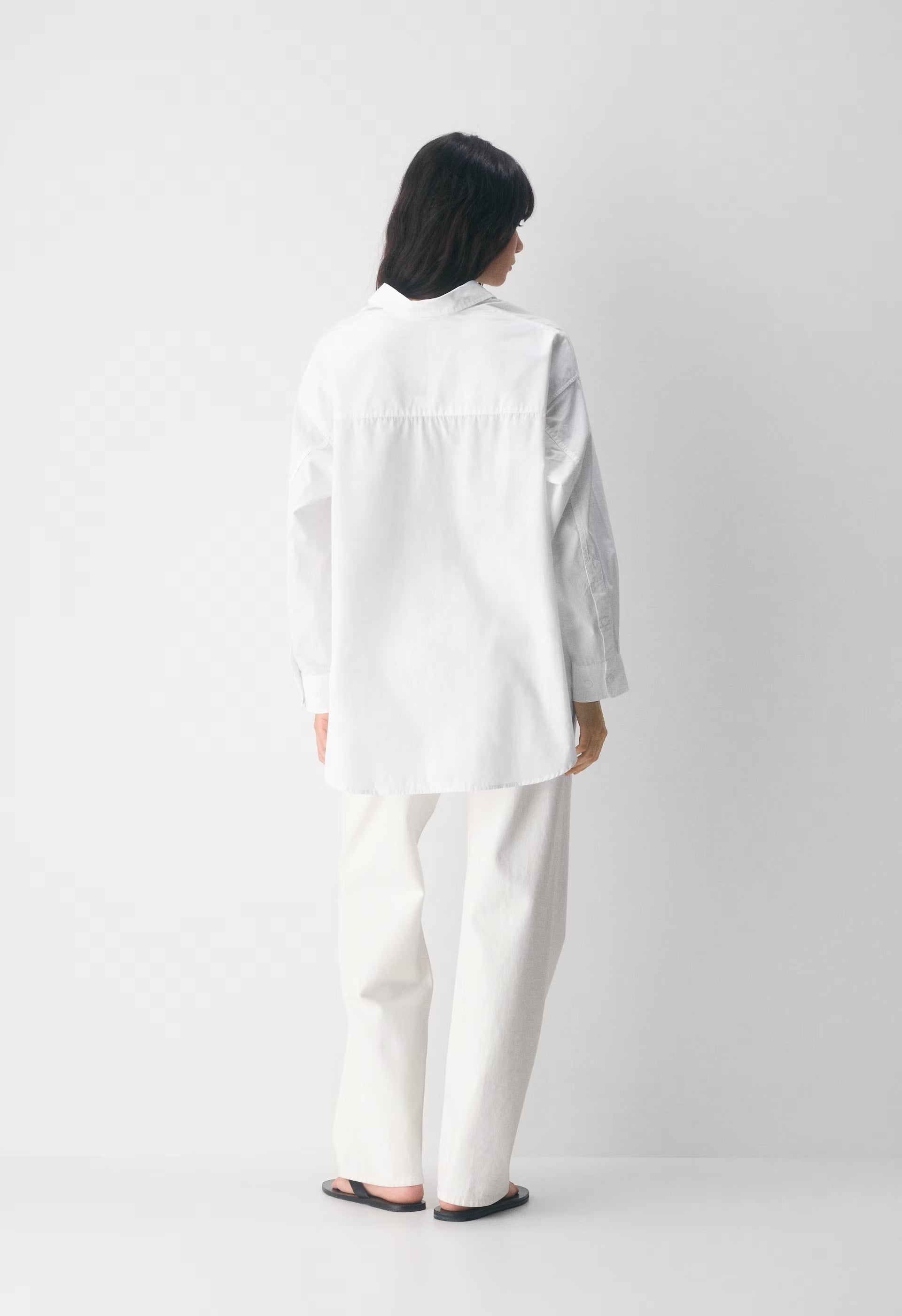 Reminisce Relaxed Poplin Shirt - WNSTN STRPE D BL/B WH