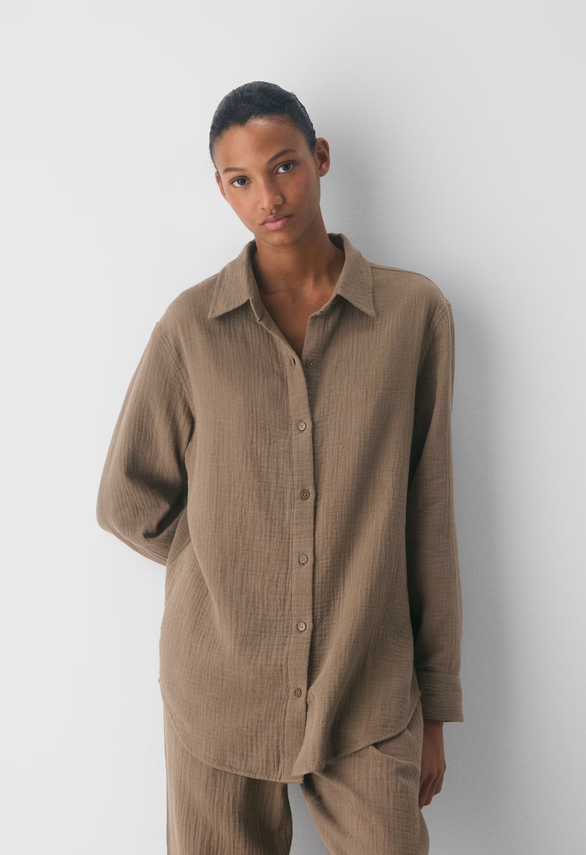 AirPlush Cotton™ Sail Shirt - FOLIO TAUPE
