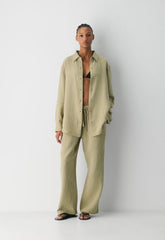 AirPlush Cotton™ Sail Shirt - MARTINI OLIVE