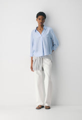 Persona Shirt - WLSN STRP CRFL BL/WHT