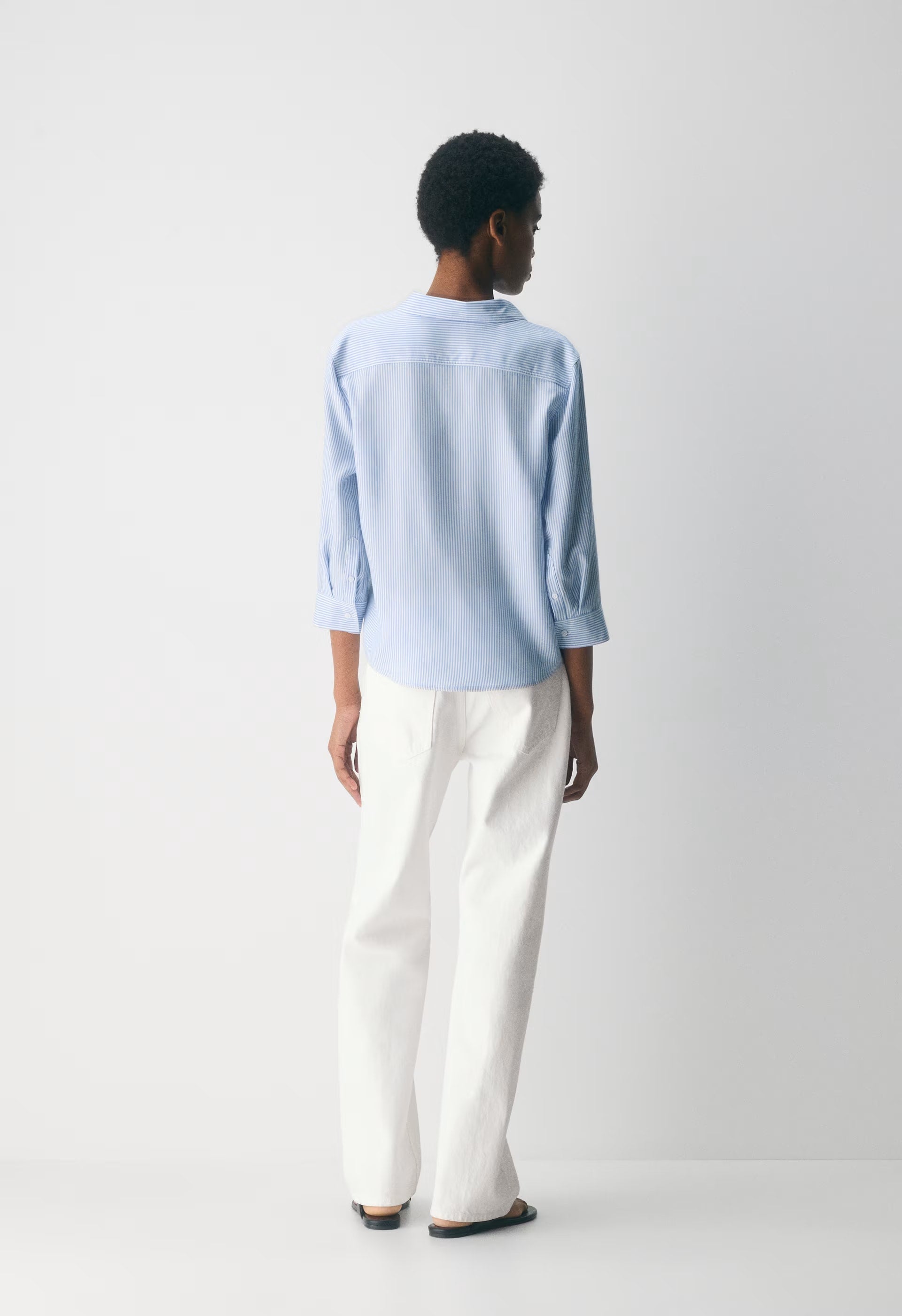 Persona Shirt - WLSN STRP CRFL BL/WHT