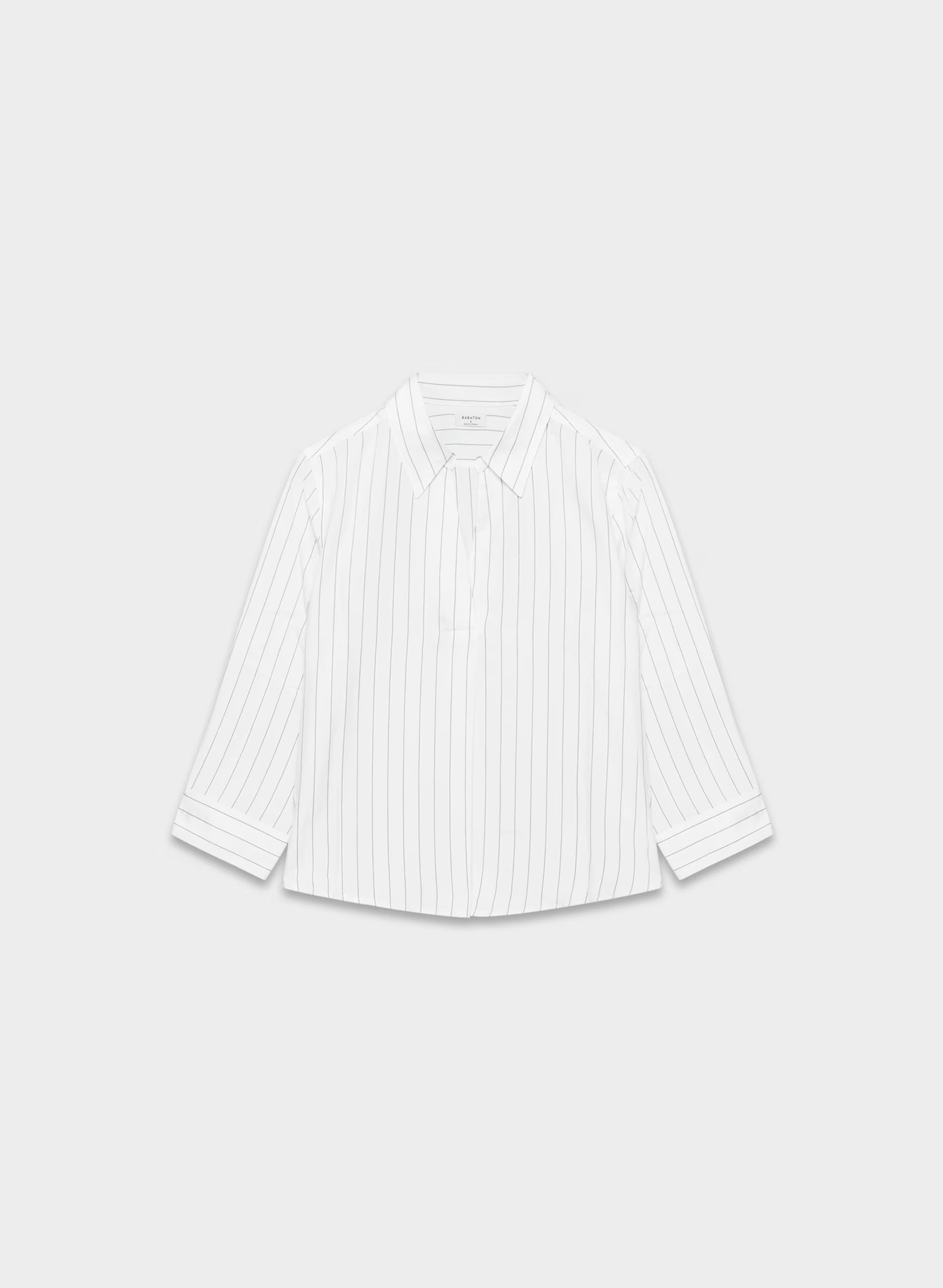 Persona Shirt - HNDSN STRP WT/ADMIRAL