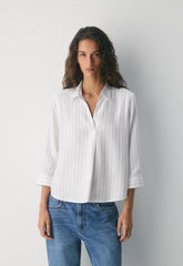 Persona Shirt - HNDSN STRP WT/ADMIRAL