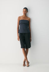 Element Linen Tube Top - ADMIRAL