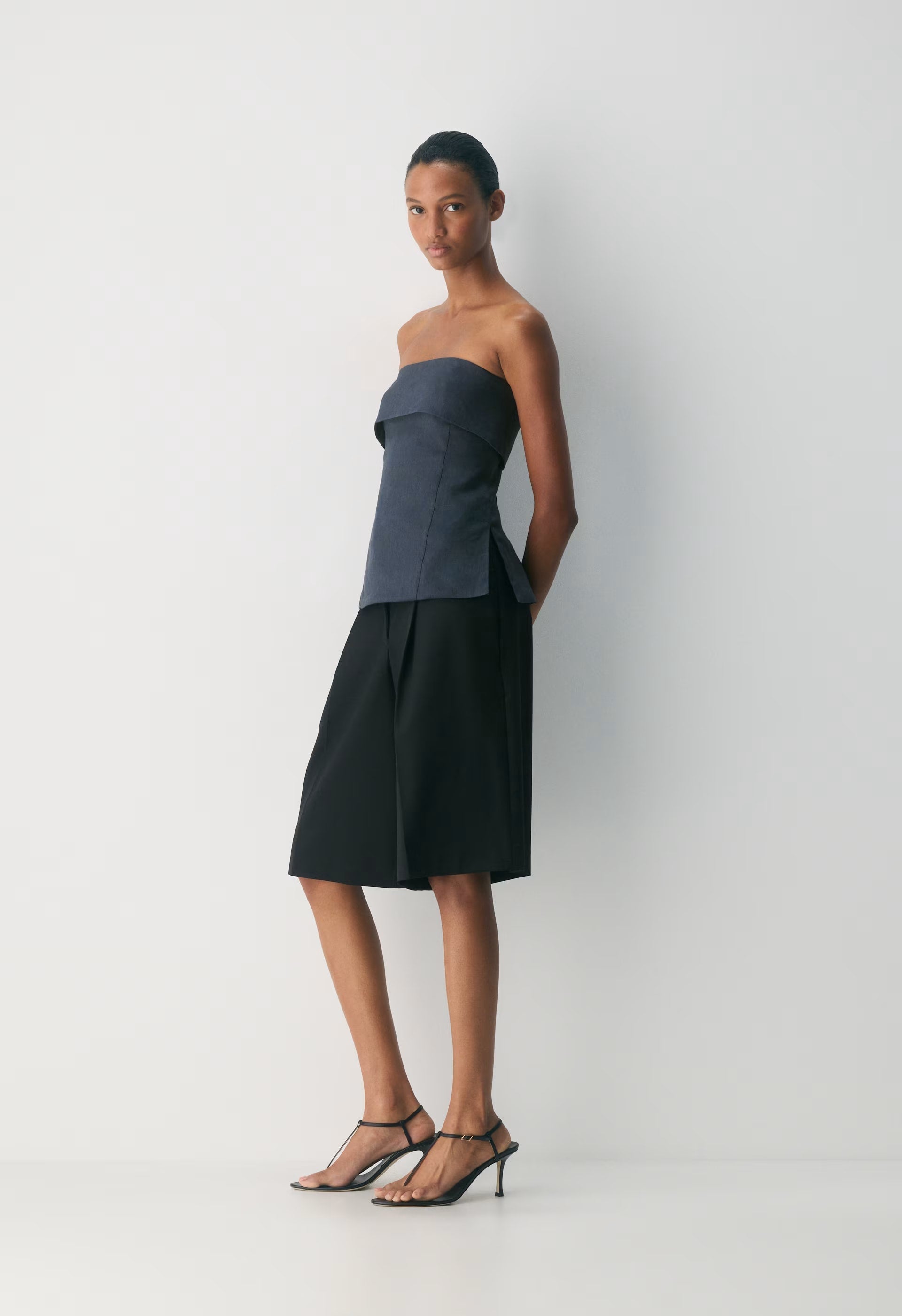 Element Linen Tube Top - ADMIRAL