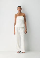 Element Linen Tube Top - LIGHT BIRCH