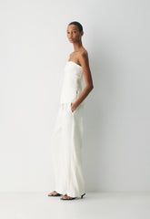 Element Linen Tube Top - LIGHT BIRCH