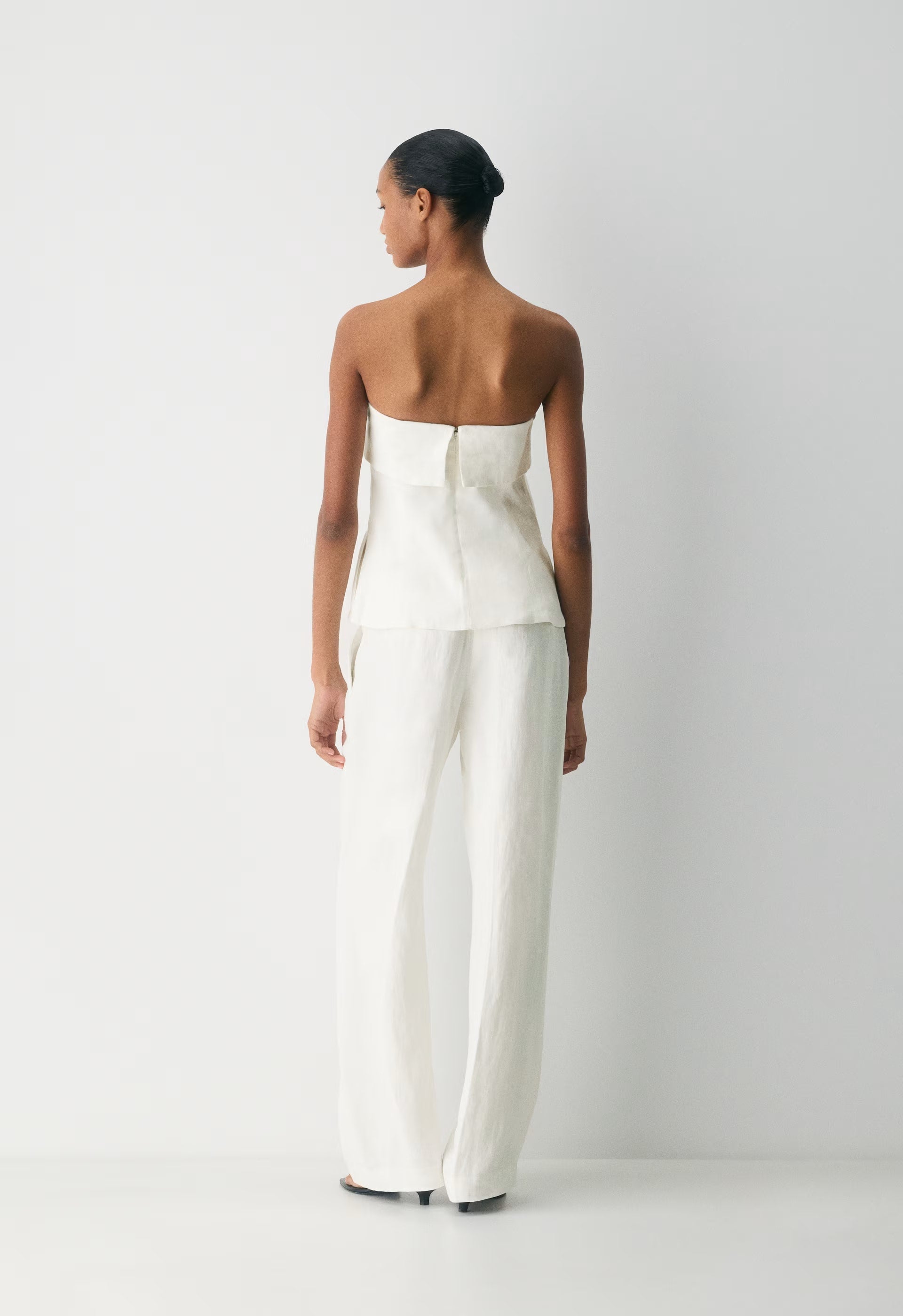Element Linen Tube Top - LIGHT BIRCH