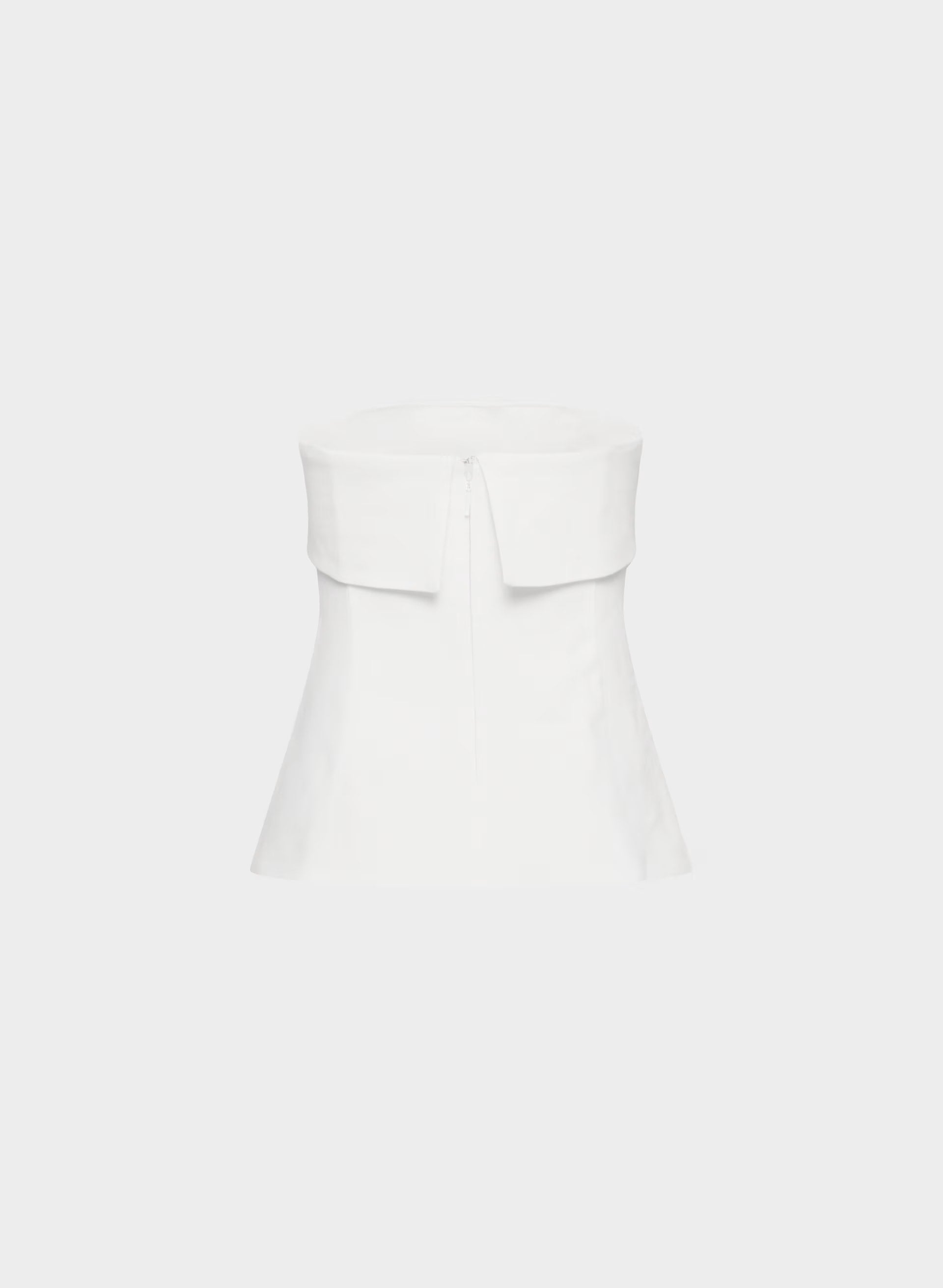 Element Linen Tube Top - WHITE