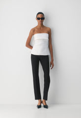 Element Linen Tube Top - WHITE