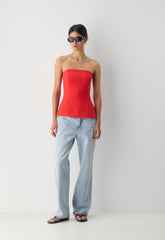 Posh Tube Top - Crepette™ - CHERRYBOMB RED