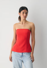 Posh Tube Top - Crepette™ - CHERRYBOMB RED