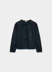 Tybee Linen Blouse - ADMIRAL