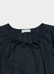 Tybee Linen Blouse - ADMIRAL