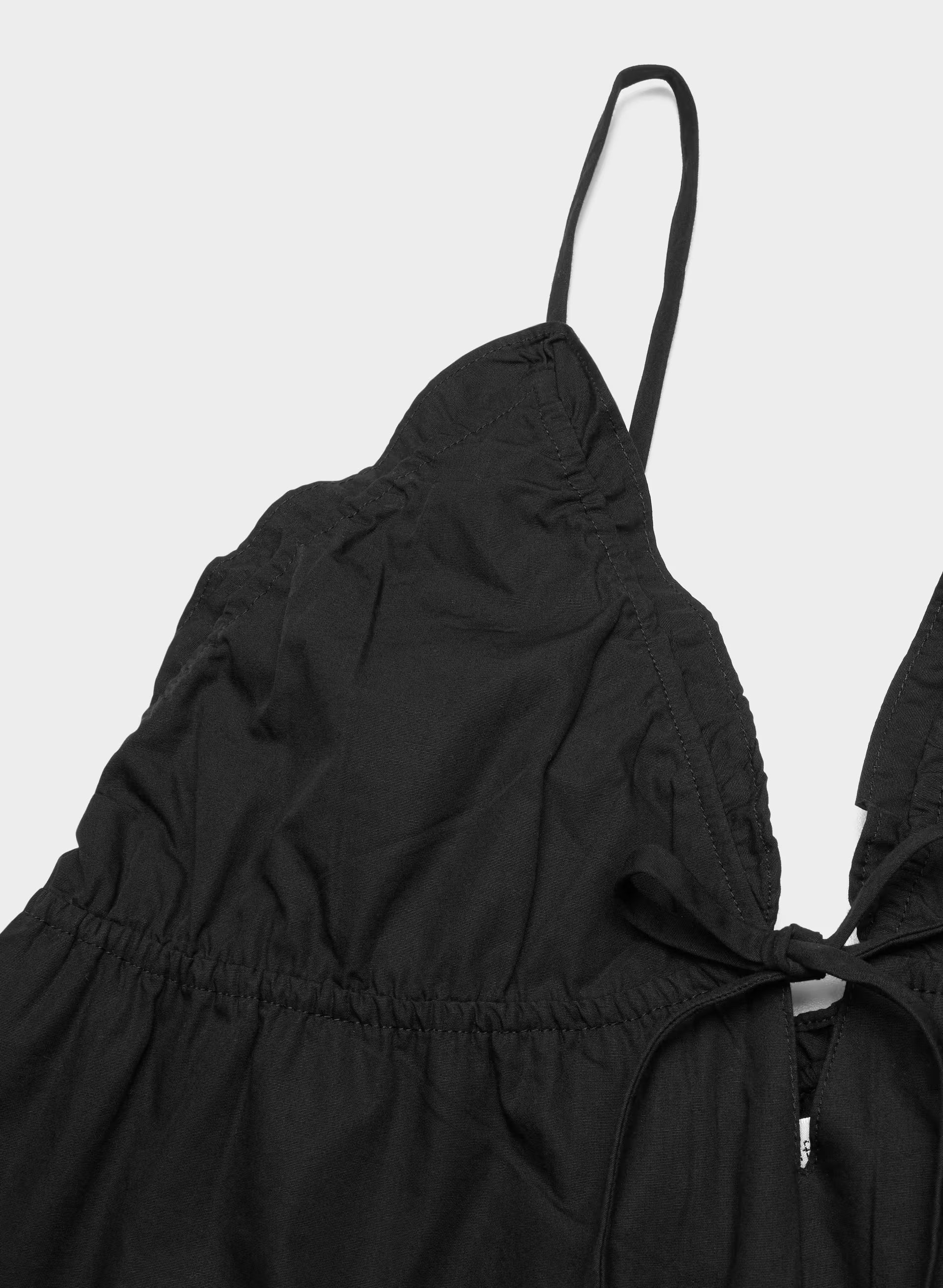 Caviar Poplin Camisole - BLACK