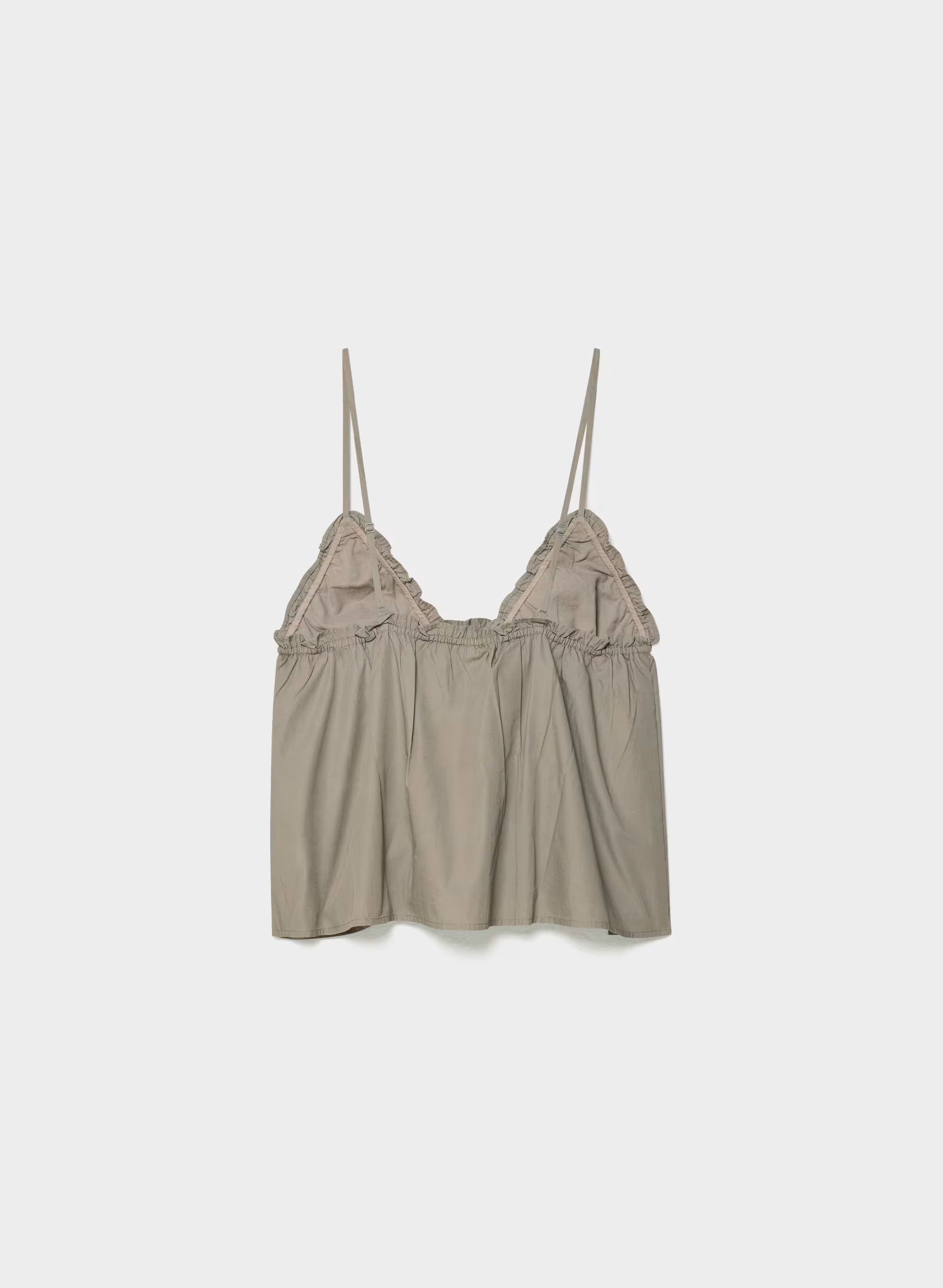 Caviar Poplin Camisole - TURNER TAUPE
