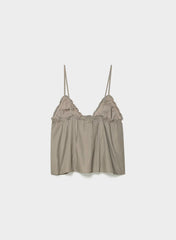 Caviar Poplin Camisole - TURNER TAUPE