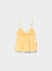 Caviar Poplin Camisole - SUNGLOW YELLOW