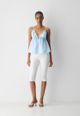 Caviar Poplin Camisole - VILLA BLUE
