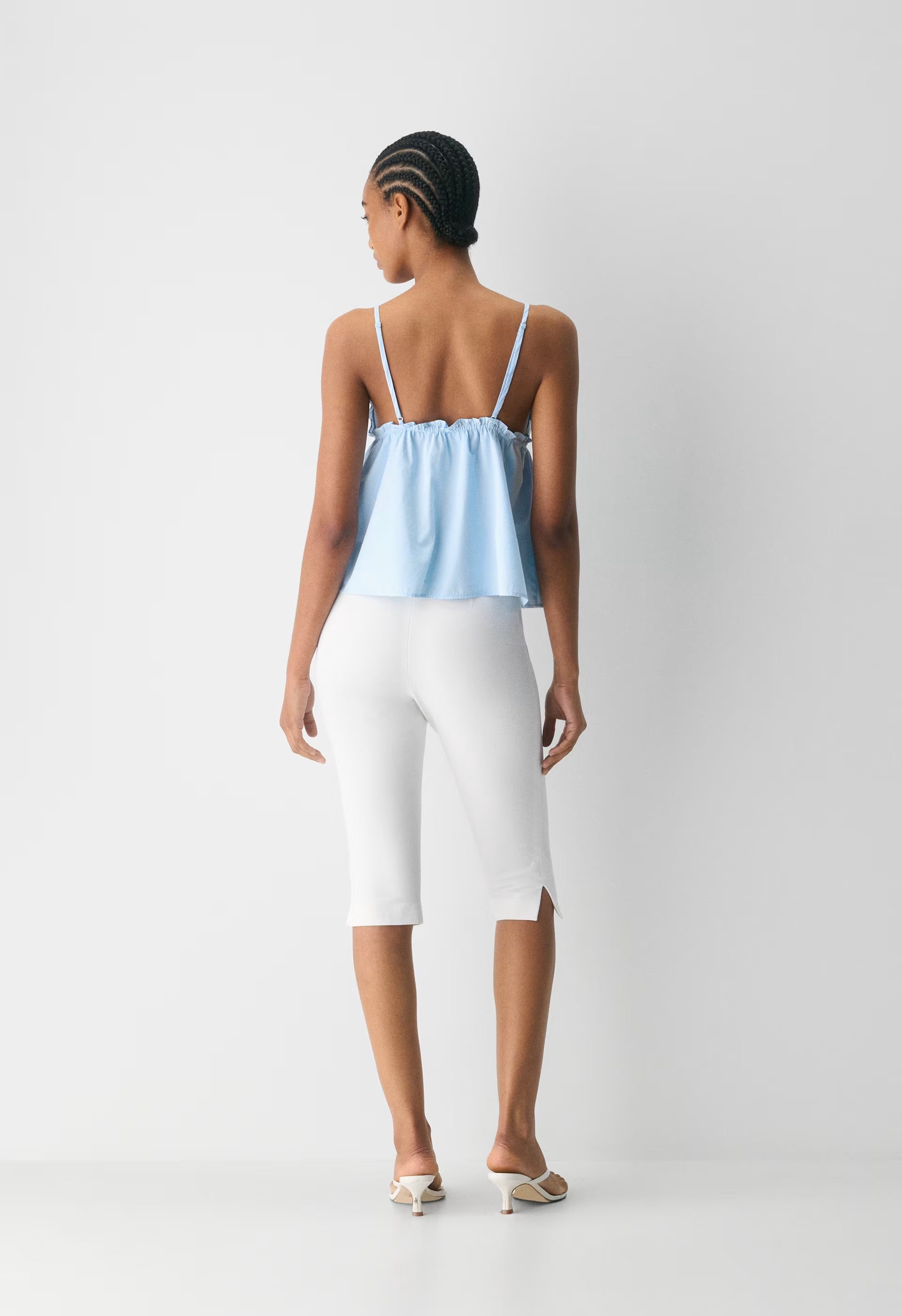 Caviar Poplin Camisole - VILLA BLUE