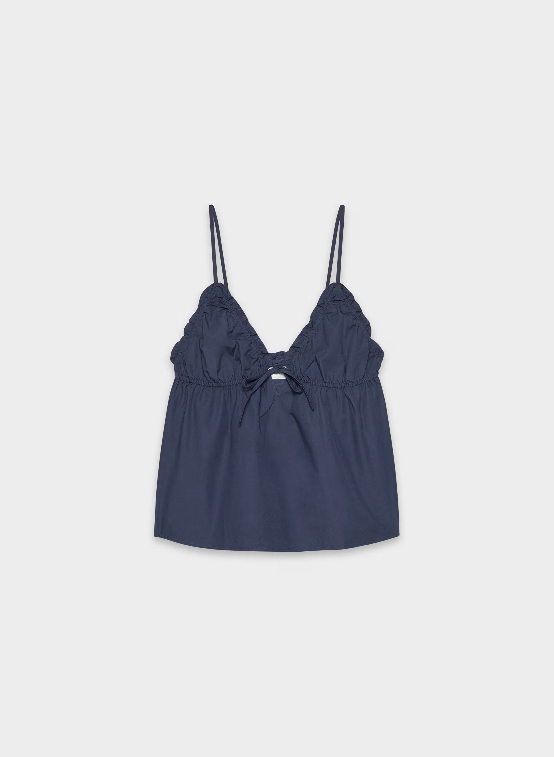 Caviar Poplin Camisole - HARBOUR NAVY