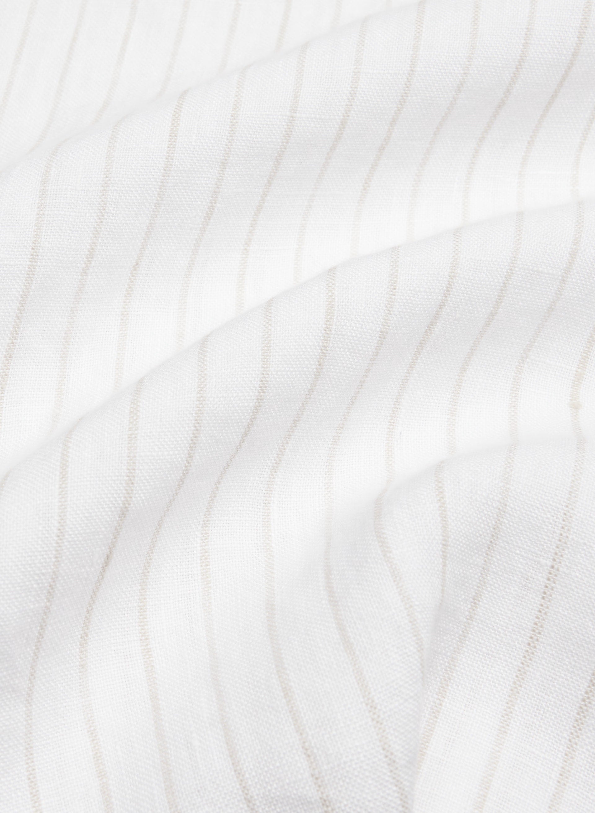 Utility Linen Shirt - MTCHLL STRP WT/NTRL EC