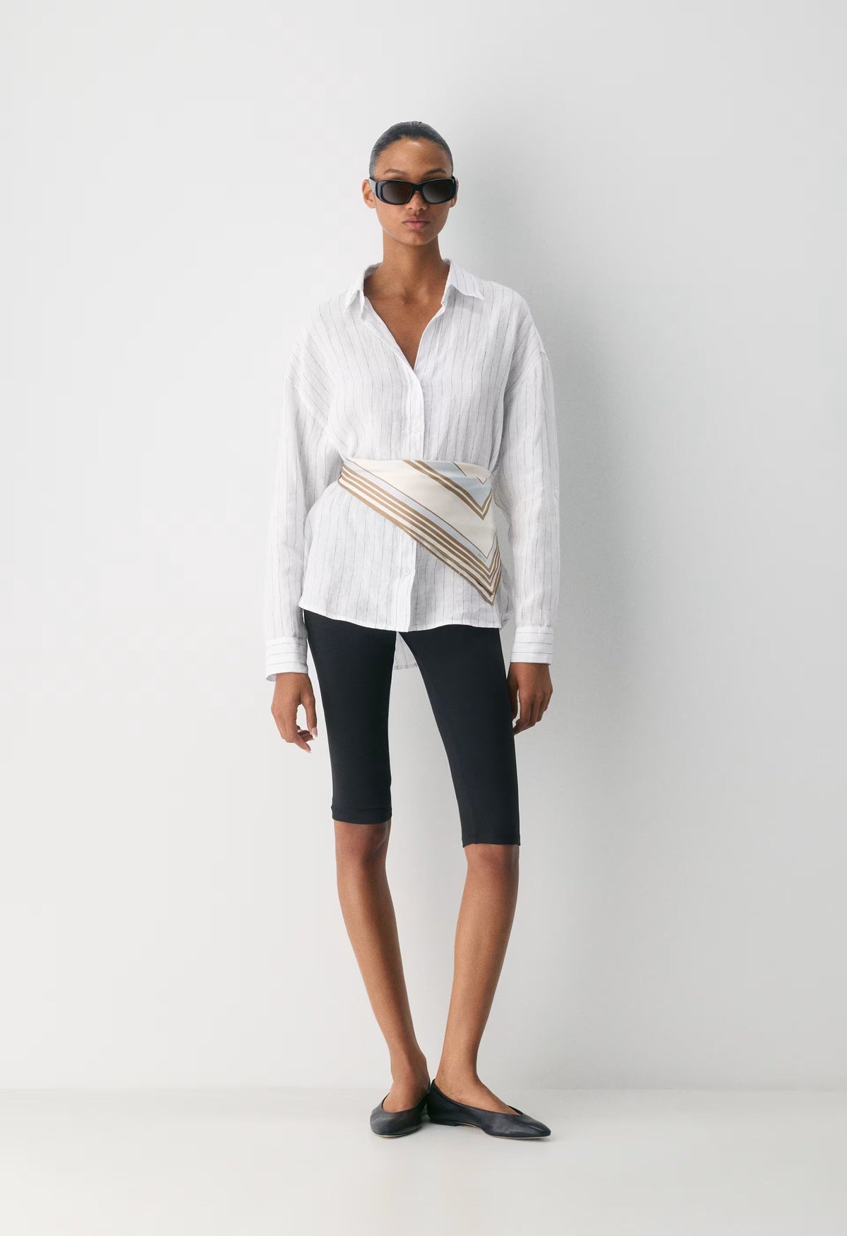 Archive Linen Shirt - HNDSN STRP WT/ADMIRAL