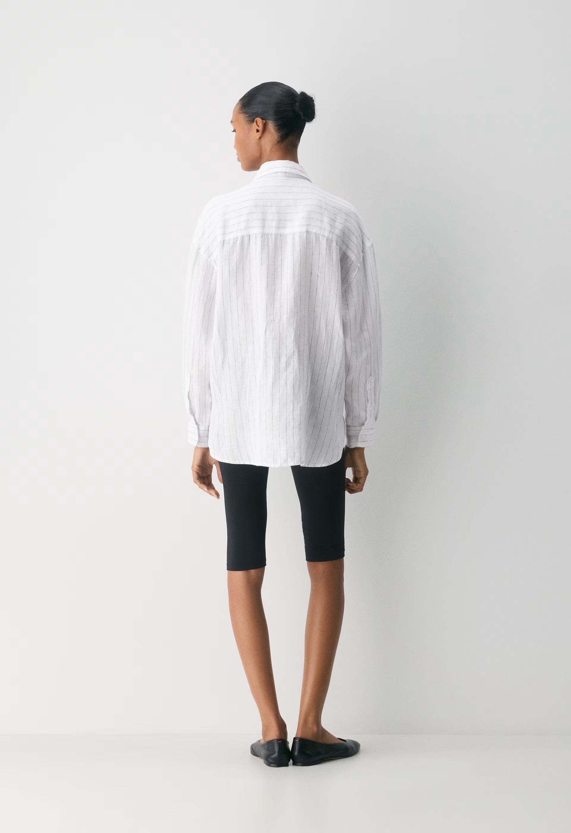 Archive Linen Shirt - HNDSN STRP WT/ADMIRAL