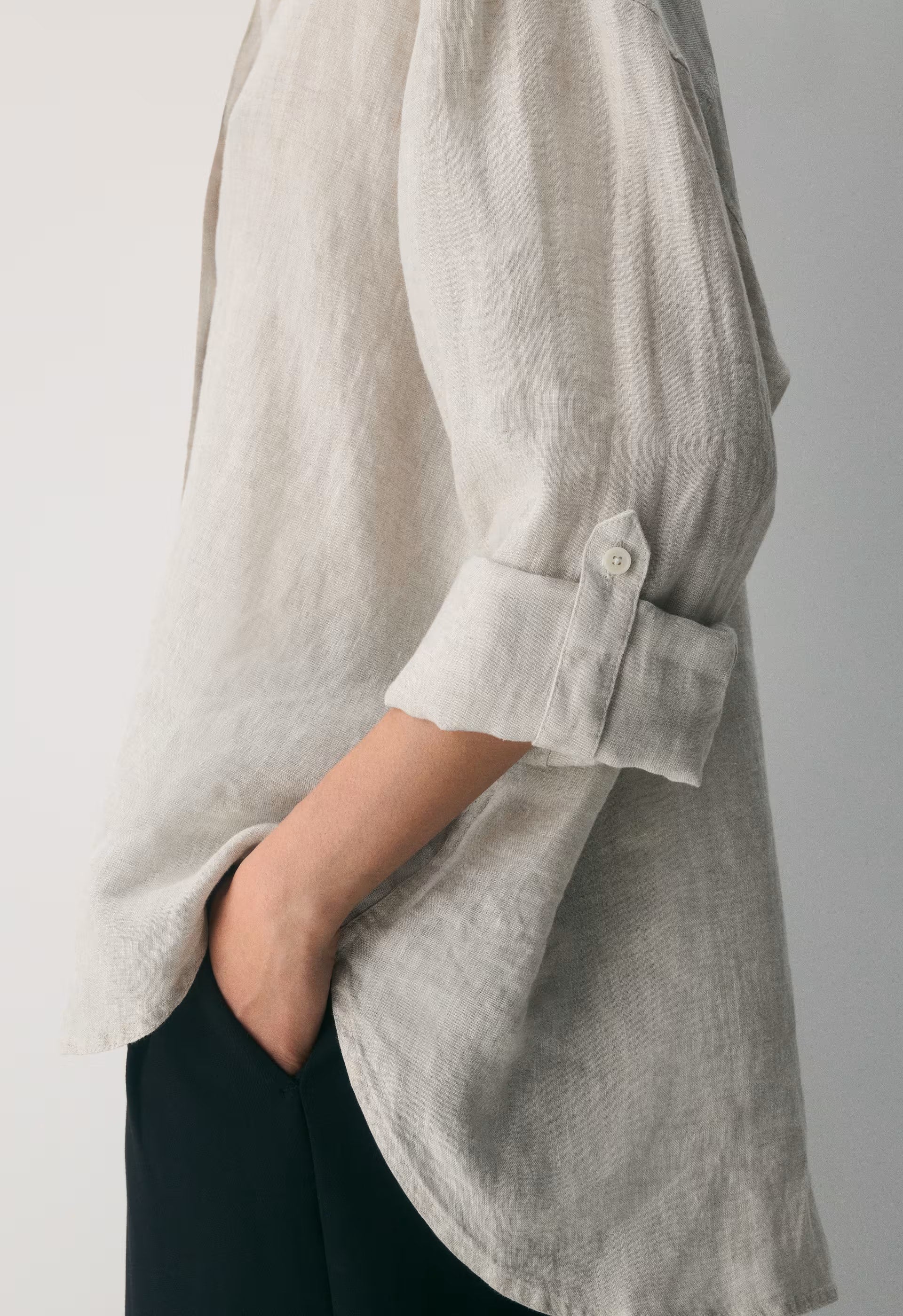 Archive Linen Shirt - UNDYED ECRU