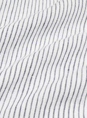 Archive Linen Shirt - MILN STRIPE W/HRBR NV